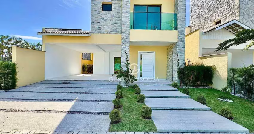 Casa com 3 dormitórios à venda, 231 m² por r$ 1.400.000,00 - loteamento bela vista do sul - aquiraz/ce