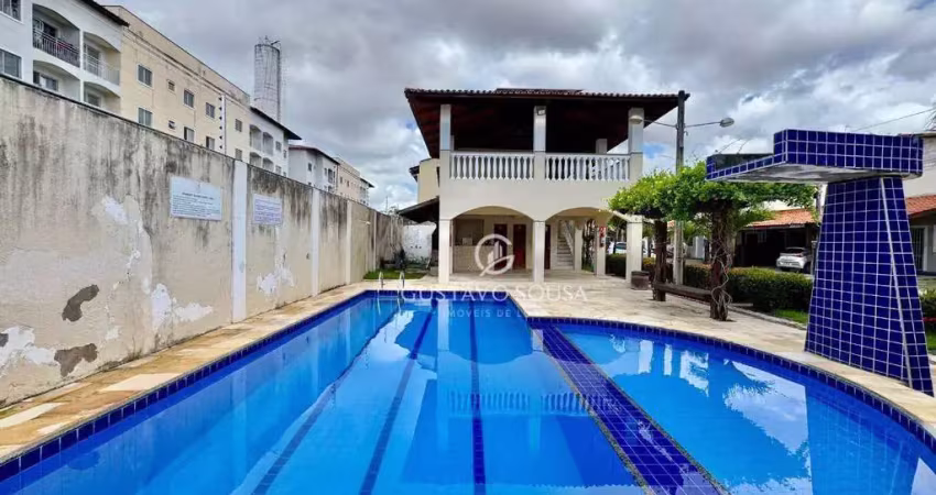 Oportunidade! vendo casa em condomínio fechado no mondubim.  3 quartos, 2 vagas coberta, lazer completo por 299.900