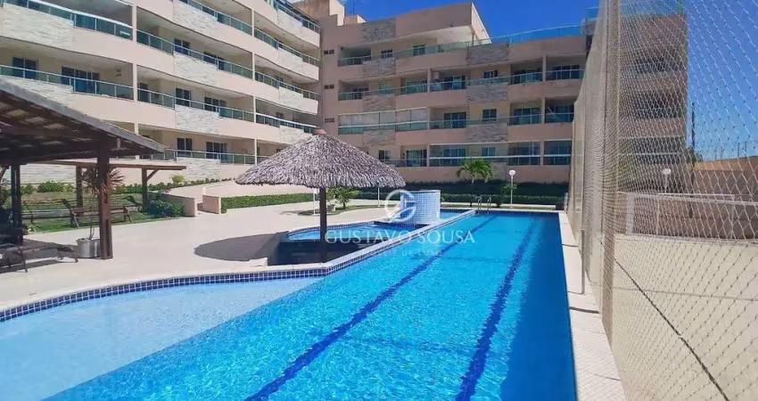 Cobertura à venda, 147 m² por r$ 480.000,00 - porto das dunas - aquiraz/ce