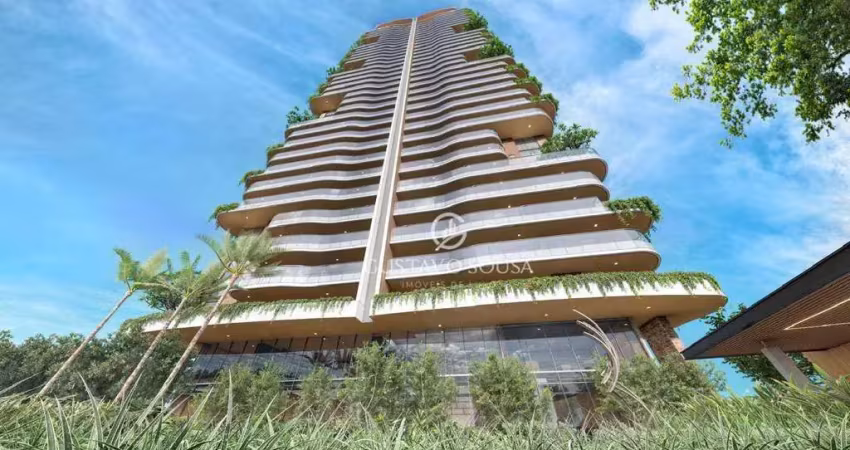 Apartamento com 4 dormitórios à venda, 252 m² por r$ 4.070.000,00 - cocó - fortaleza/ce