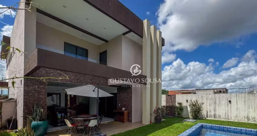 Casa com 3 dormitórios à venda, 333 m² por r$ 2.200.000,00 - cidade alpha - eusébio/ce