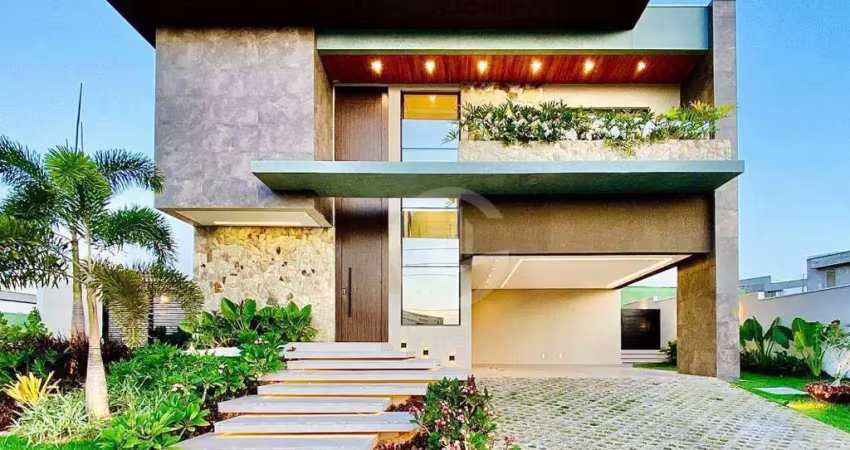 Casa com 4 dormitórios à venda, 356 m² por r$ 3.300.000,00 - cidade alpha - eusébio/ce