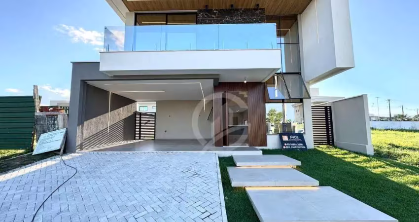 Casa com 5 dormitórios à venda, 274 m² por r$ 1.690.000,00 - cidade alpha - eusébio/ce