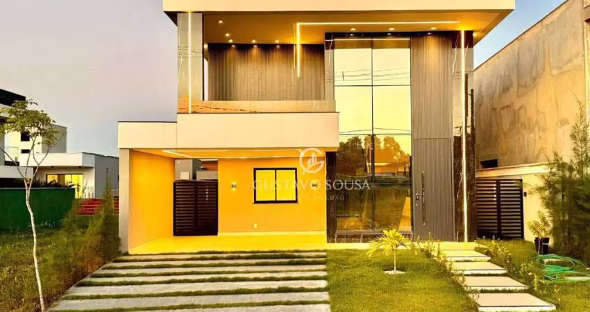Casa com 4 dormitórios à venda, 254 m² por r$ 1.650.000,00 - cidade alpha - eusébio/ce