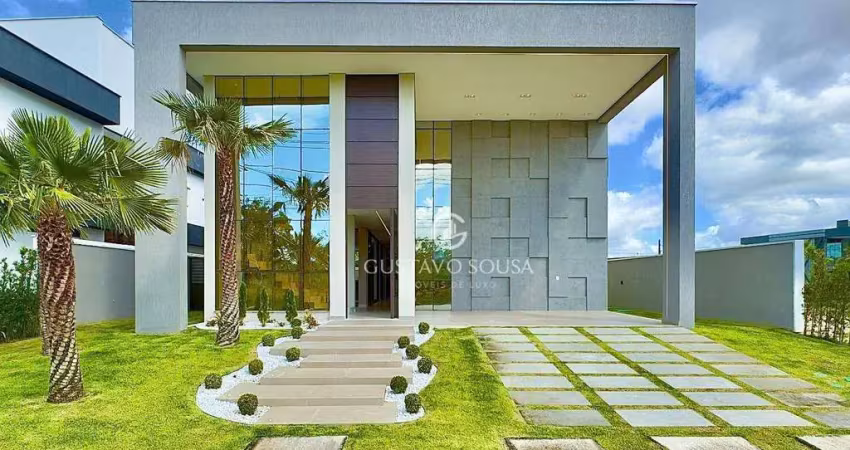 Casa com 5 dormitórios à venda, 412 m² por r$ 3.490.000,00 - cidade alpha - eusébio/ce
