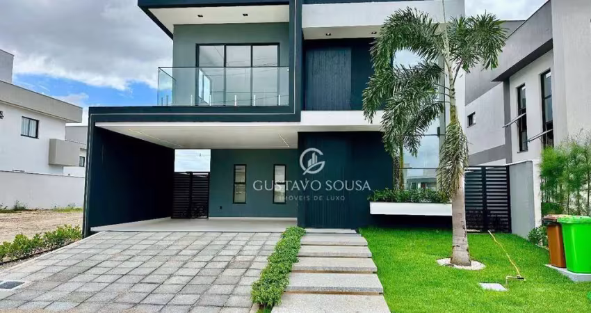 Casa com 4 dormitórios à venda, 249 m² por r$ 1.650.000,00 - cidade alpha - eusébio/ce