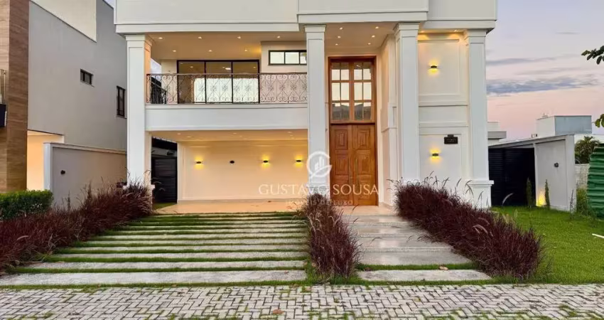 Casa com 5 dormitórios, 350 m² - venda por r$ 3.150.000,00 ou aluguel por r$ 16.000,00/mês - cidade alpha - eusébio/ce