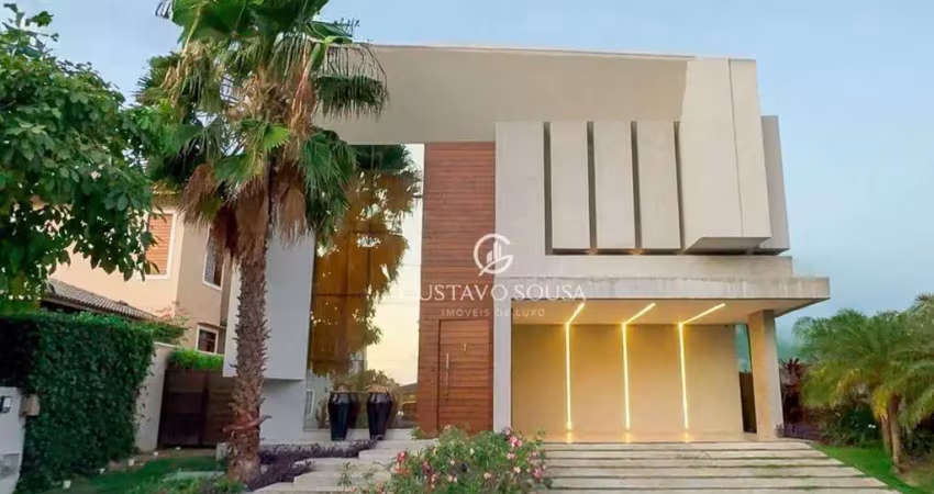 Casa com 5 dormitórios à venda, 392 m² por r$ 4.150.000,00 - alphaville eusébio - eusébio/ce