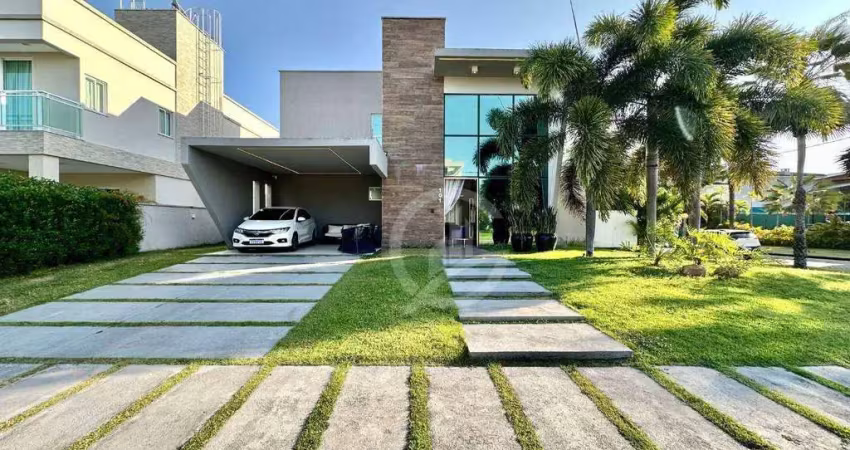 Casa com 4 dormitórios à venda, 315 m² por r$ 3.000.000,00 - alphaville eusébio - eusébio/ce