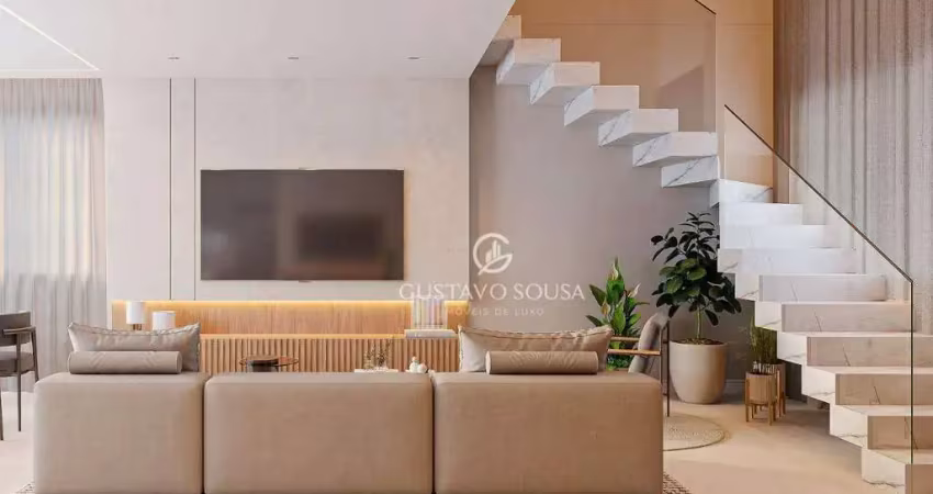 Casa com 4 dormitórios à venda, 285 m² por r$ 2.100.000,00 - cidade alpha - eusébio/ce
