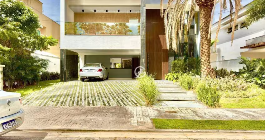 Casa com 5 dormitórios à venda, 401 m² por r$ 3.500.000,00 - alphaville eusébio - eusébio/ce