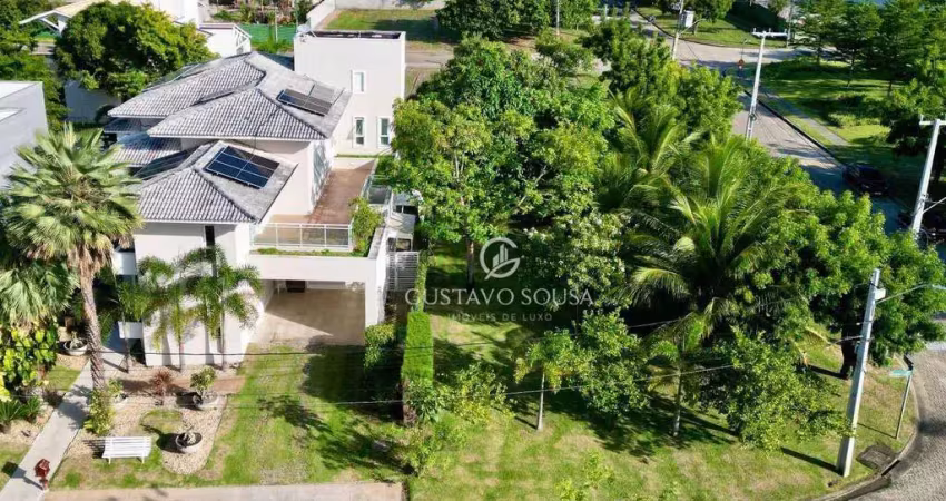 Casa com 4 dormitórios à venda, 400 m² por r$ 3.800.000 - alphaville fortaleza