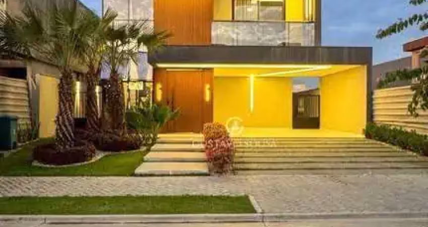 Casa com 4 dormitórios, 300 m² - venda por r$ 2.350.000,00 ou aluguel por r$ 17.680,00/mês - cidade alpha - eusébio/ce