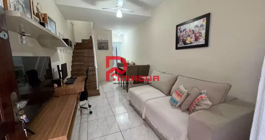 Sobrado de condomínio com 2 quartos, guilhermina, praia grande - r$ 430 mil, cod: 6540