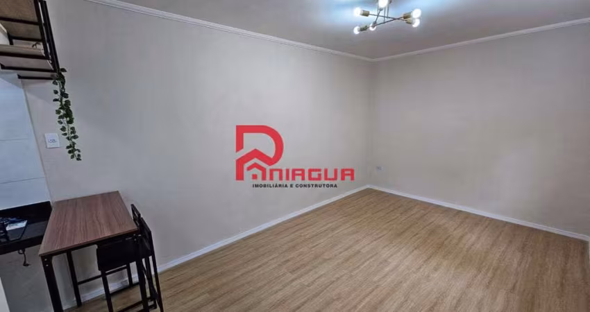 Kitnet com 1 quarto, Boqueirão, Praia Grande - R$ 182 mil, Cod: 6724