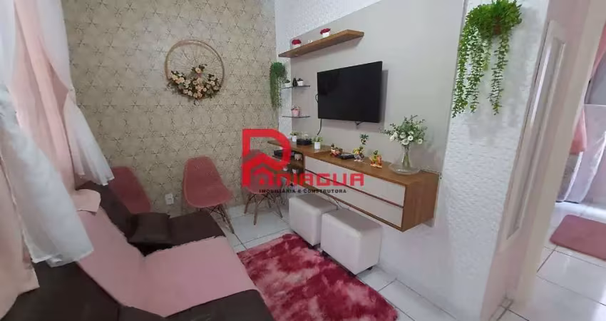 Apartamento com 1 quarto, guilhermina, praia grande - r$ 280 mil, cod: 7011