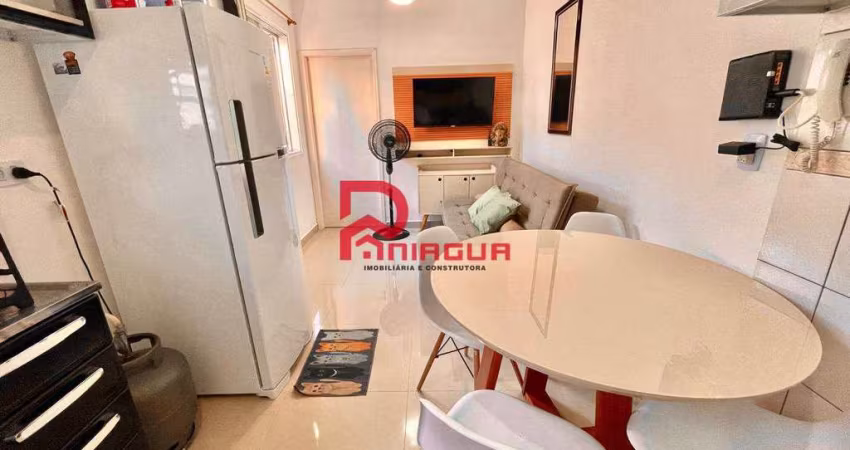 Kitnet com 1 quarto, Boqueirão, Praia Grande - R$ 220 mil, Cod: 7077
