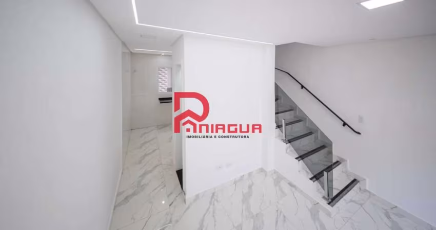 Casa de Condomínio com 2 quartos, Caiçara, Praia Grande - R$ 340 mil, Cod: 7095