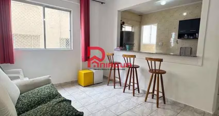Apartamento com 1 quarto, Aviação, Praia Grande - R$ 270 mil, Cod: 7408