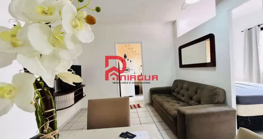 Apartamento com 1 quarto, guilhermina, praia grande - r$ 330 mil, cod: 7669