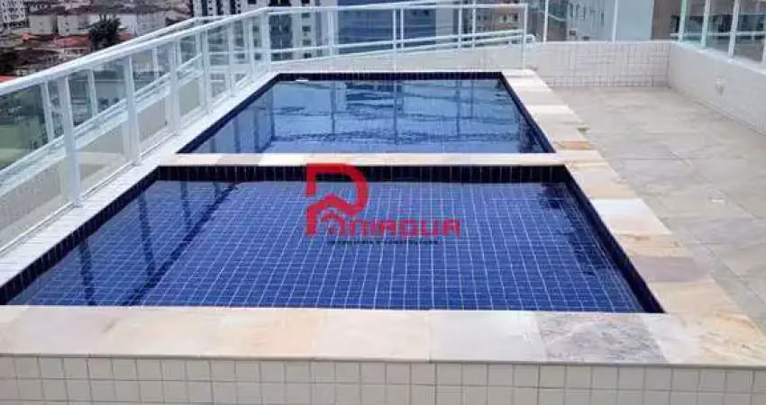 Apartamento com 2 quartos, guilhermina, praia grande, cod: 7789