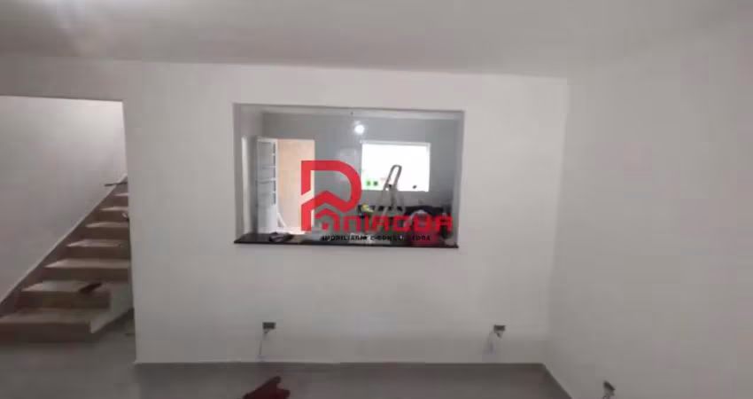 Sobrado com 2 quartos, canto do forte, praia grande, cod: 7868