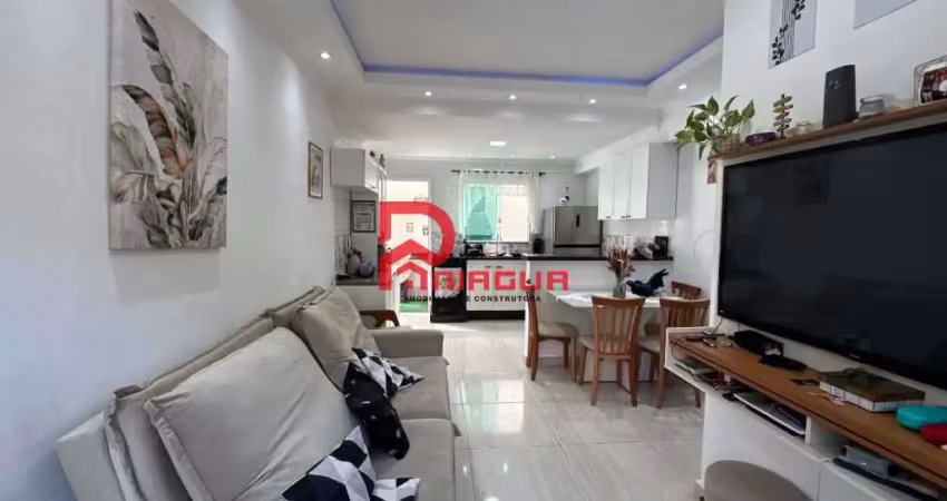 Casa de condomínio com 2 quartos, balneário maracanã, praia grande - r$ 310 mil, cod: 7944