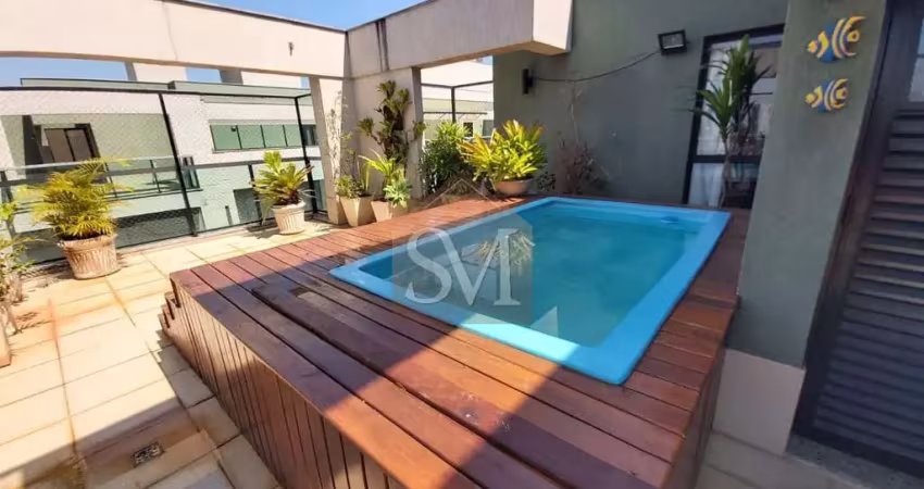 Excelente cobertura duplex 4 quartos , 2 suítes , 167 m², 2 vagas ....