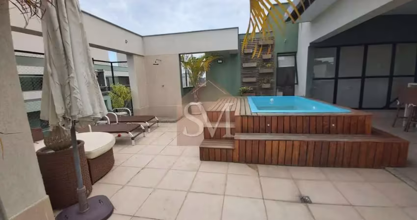 Belíssima  cobertura duplex 4 quartos, transformado em 3 quartos, 169 m², 2 vagas duplas