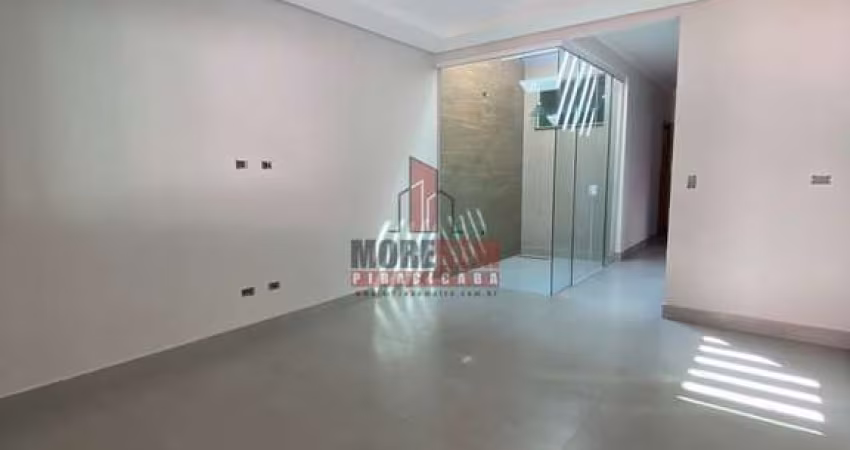 Linda casa nova com 3 dorms, suíte e churrasqueira no Água Branca