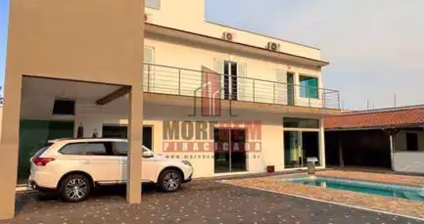 Lindo Sobrado Luxuoso a Venda em Piracicaba,  4 Dorms, 4 Suites e Piscina