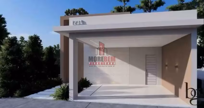 Casa em condomínio na Água Branca, com 3 dorms, suite e área gourmet com furtô