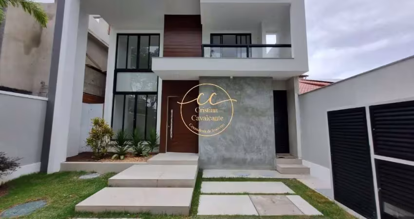 Casa contemporânea triplex com 4 suítes no recreio dos bandeirantes - rio de janeiro-rj