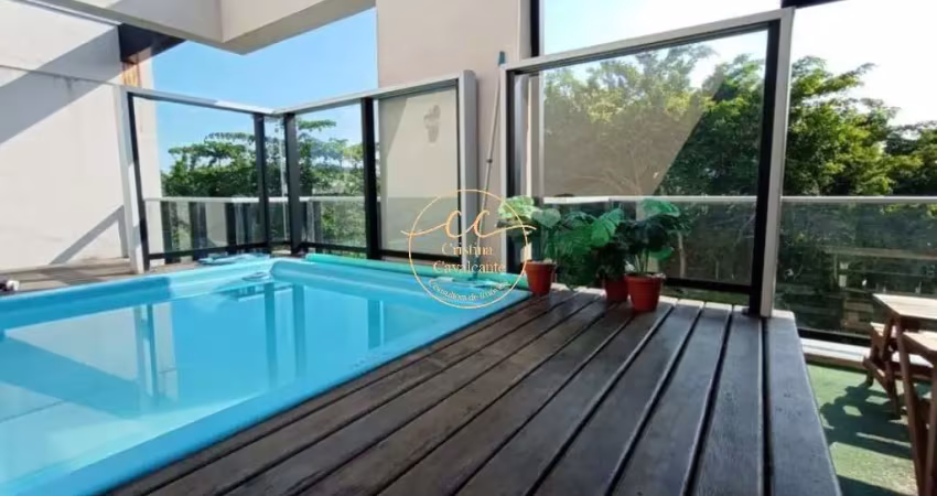 Vendo cobertura no recreio dos bandeirantes-rj com 4 suítes, piscina e espaço gourmet - sofisticato 178m²