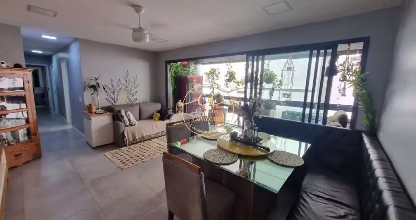 Botafogo/volp - apartamento à venda com 3 quartos sendo 3 suítes, 112m², 1 vaga e varanda com cortina de vidro!