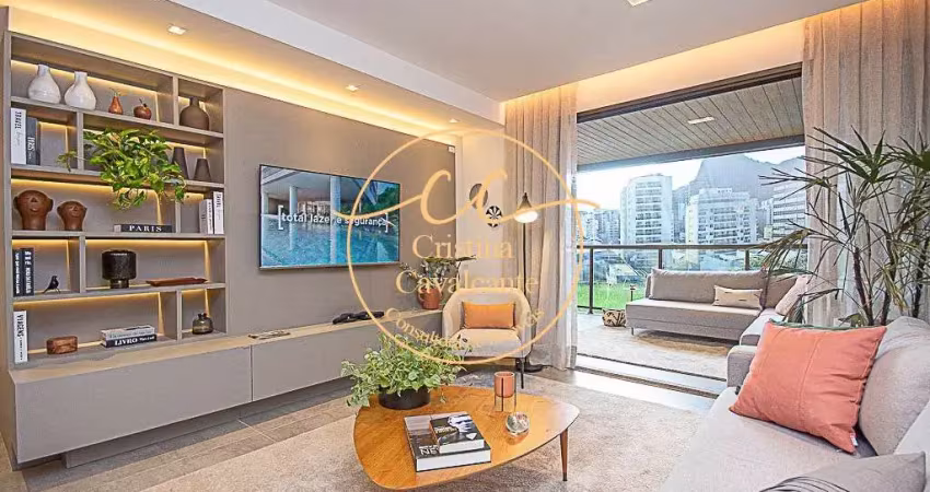 Apartamento à venda em Botafogo-RJ com 3 quartos, 1 suíte, 1 sala, 2 vagas de garagem e 109,70m² de área.