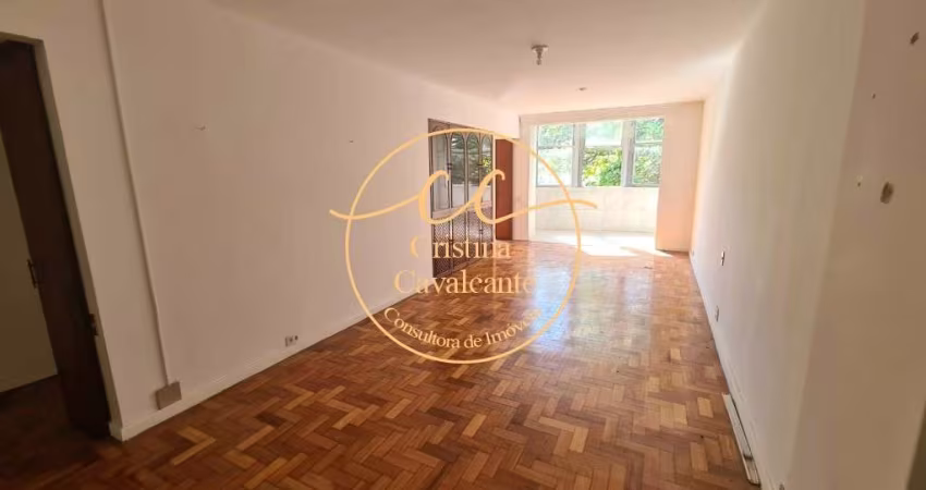 Copacabana/Siqueira Campos- Apartamento à venda 3 quartos sendo 1 suíte, 120 m², varanda, vista lateral mar