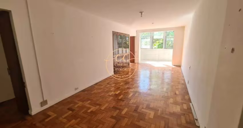 Copacabana/siqueira campos- apartamento à venda 3 quartos sendo 1 suíte, 120 m², varanda, vista lateral mar