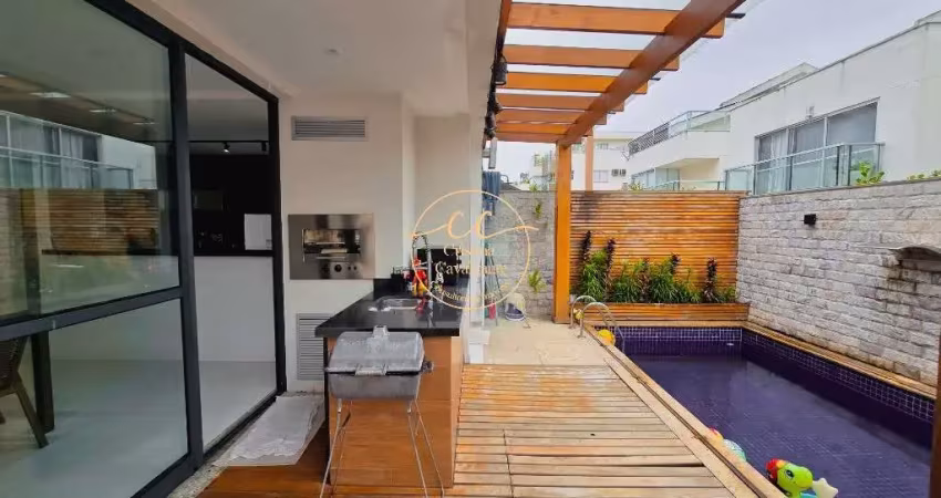 Oportunidade única! casa triplex no recreio dos bandeirantes-rj: 4 quartos, 3 suítes, 192m², piscina e varanda gourmet.