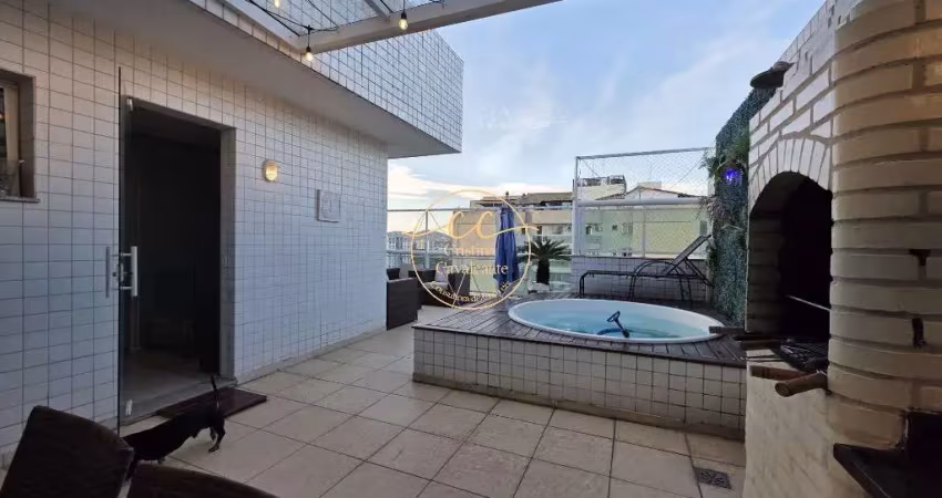 Cobertura duplex de luxo em barra olímpica - 3 quartos, 143m², piscina e área gourmet - imperdível!