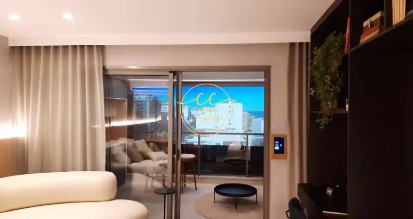 Venda de apartamento studio de luxo em ipanema-rj: 1 quarto, 1 suite, 1 banheiro, 39m² - condomínio ipa 360 com lazer completo!