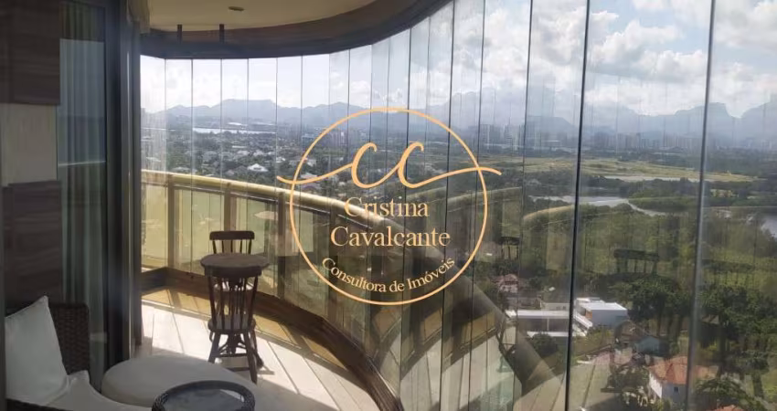 Itaúna Gold: Apartamento de Luxo à Venda na Barra da Tijuca, Rio de Janeiro - 4 suítes, 261m², vista mar e 4 vagas de garagem
