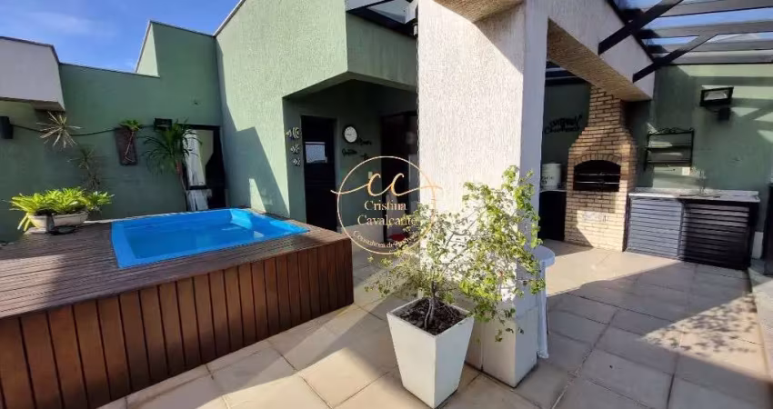 Pechincha/scenarium - cobertura duplex à venda com 4 quartos, 2 suítes, 167m², 2 vagas, piscina e área gourmet