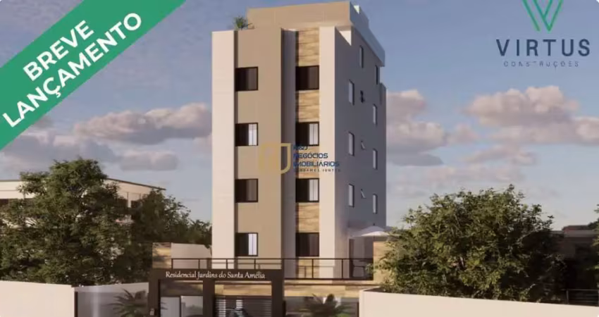 Apartamento à venda - 2 quartos - 1 vaga - 44m² - elevador - santa amélia
