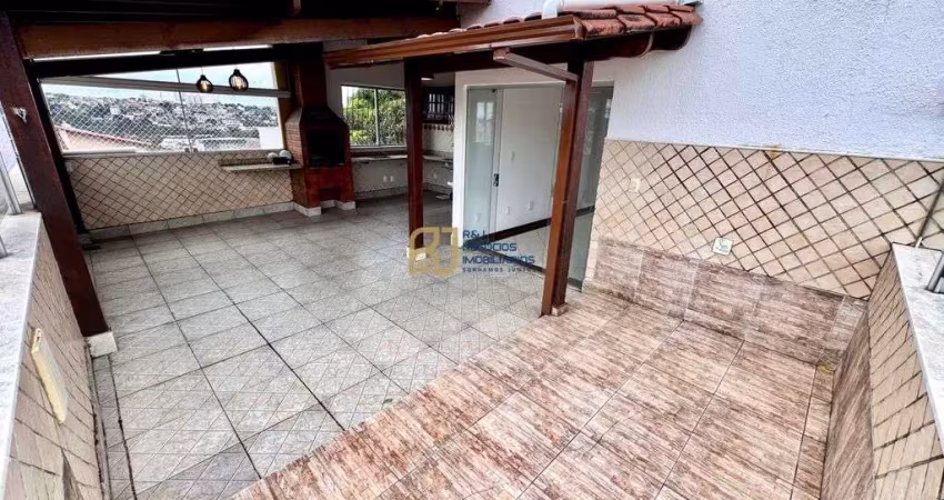 Cobertura à venda - 180m² - 4 quartos 2 suítes - 2 salas - 2 vagas - dona clara