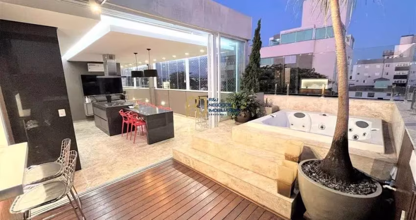 Cobertura top house à venda - 3 quartos sendo 1 suíte - 3 vagas - itapoã