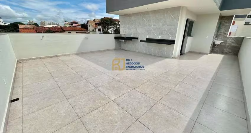 Cobertura à venda - 3 quartos sendo 1 suíte - 2 vagas - bairro santa mônica
