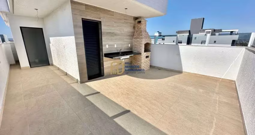 Cobertura à venda - 4 quartos sendo 2 suítes - 2 vagas - bairro santa mônica