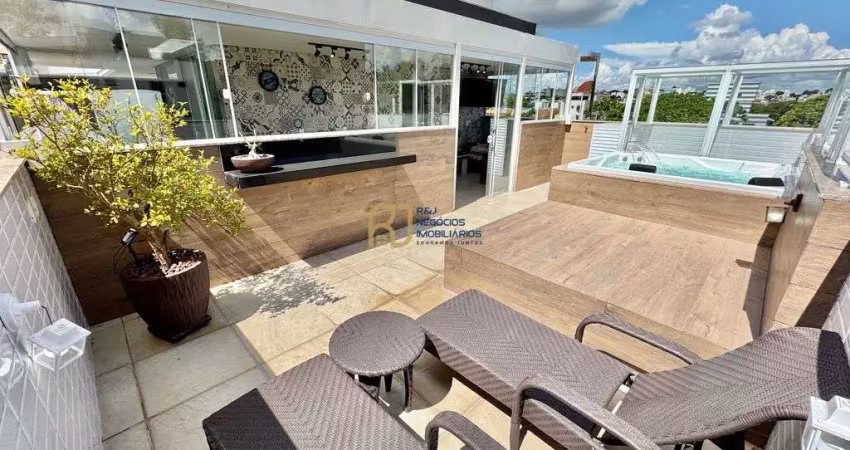 Cobertura à venda - 3 quartos sendo 1 suíte - 2 vagas - 160m² - bairro itapoã