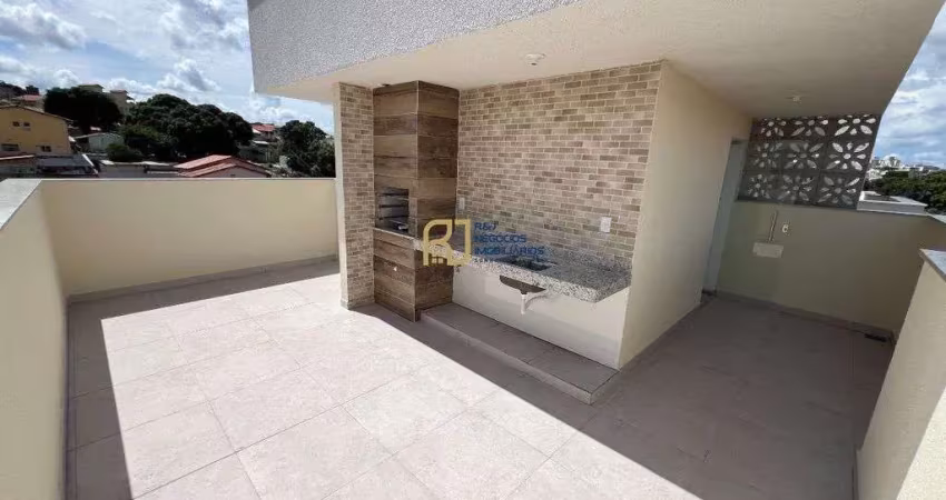Cobertura à venda - 2 quartos - 1 vaga - 90m² - bairro santa amélia - pampulha
